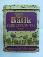 lege blikken doos Batik pure Ceylon tea B.O.P. 2010, Ophalen of Verzenden, Gebruikt, Thee, Overige merken