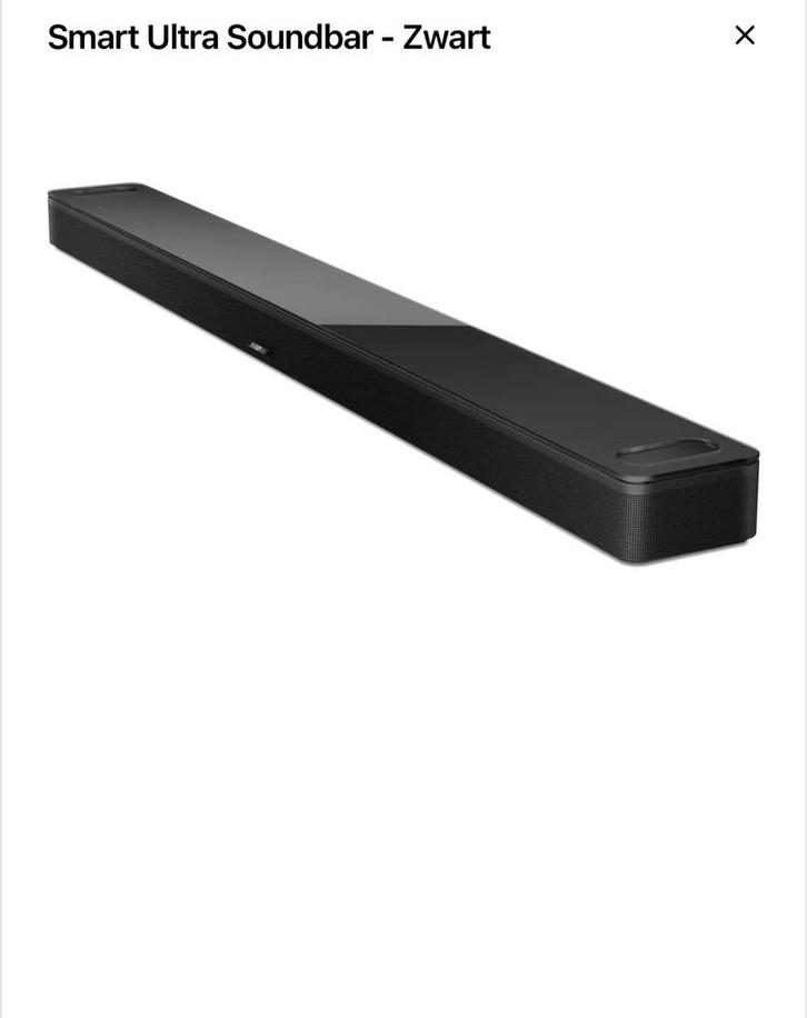 Bose Smart Ultra Soundbar - Black (Premium Audio), Audio, Tv en Foto, Soundbars, Zo goed als nieuw, Ophalen