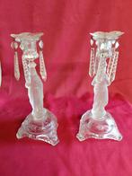 2 glazen kandelaars, Enlèvement ou Envoi