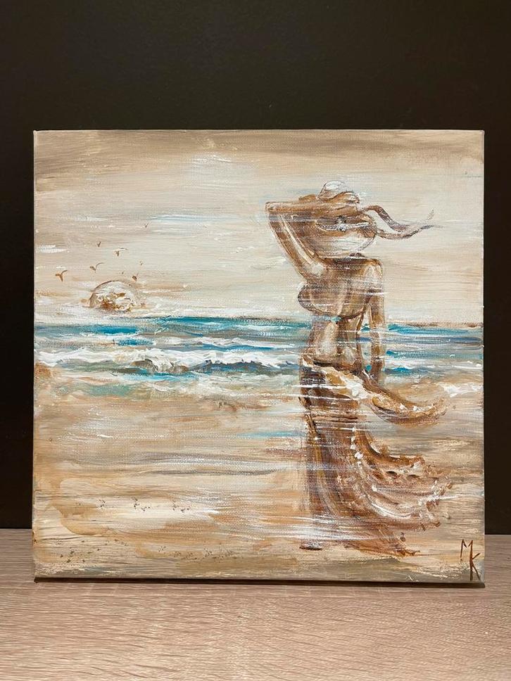 Schilderij zee 3D Mk Art, Antiek en Kunst, Kunst | Schilderijen | Modern, Ophalen