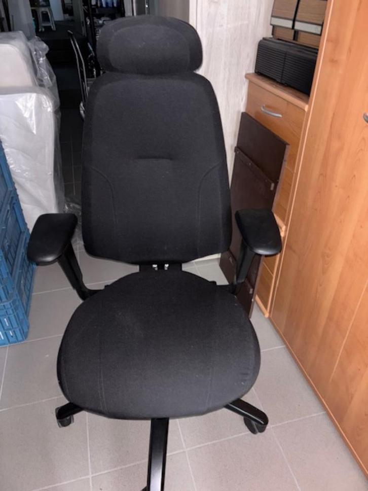 TE KOOP LUXE BUREAUSTOEL MEREO 300, Huis en Inrichting, Bureaustoelen, Zo goed als nieuw, Bureaustoel, Zwart, Ergonomisch, Ophalen