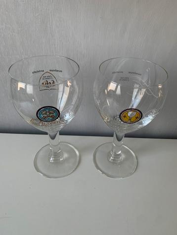 2 verres de collection LEFFE, Enlèvement ou Envoi, Comme neuf, Leffe