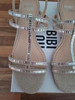 Volledig nieuwe glitter sandalen, Ophalen, Beige, Nieuw, Sandalen of Muiltjes