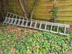 Driedelige ladder 3x12 treden - werkhoogte 10m, Doe-het-zelf en Bouw, Ophalen, Zo goed als nieuw, Ladder, Opvouwbaar of Inschuifbaar