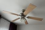 Plafondventilator met 4 lampen, Ophalen, Gebruikt, Plafondventilator