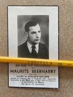 oorlogslachtoffer 40-45 Tewerkgestelde DHR BEERNAERT MAURITS, Enlèvement ou Envoi, Image pieuse