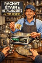 Rachat etain metal argenté, Enlèvement ou Envoi, Métal, Couverts, Argenté