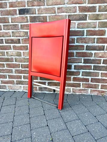 Prachtige rode opvouwbare stoel Ikea Vintage zelde beschikbaar voor biedingen