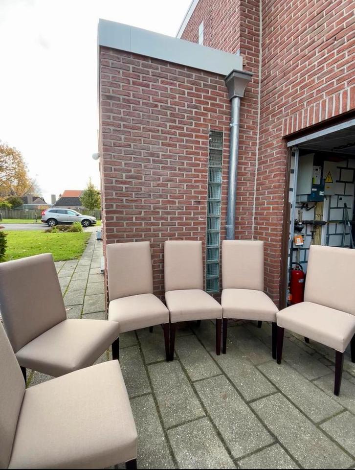 6 stoelen, Tuin en Terras, Tuinsets en Loungesets, Zo goed als nieuw, Eettafel, Ophalen