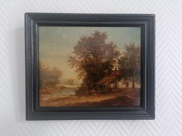 Antiek schilderij-Jules A. Patrouillard Degrave (1844–1932) beschikbaar voor biedingen