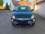 Fiat 500. 1.2 Benzine. Euro 5 Bj 2010, Voorwielaandrijving, Euro 5, Blauw, Leder en Stof