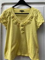 Zomerse bloementrui, Kleding | Dames, Truien en Vesten, Ophalen, Geel, Maat 46/48 (XL) of groter, Zo goed als nieuw
