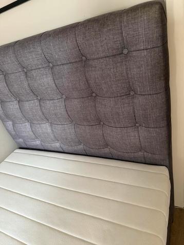 Boxspring Antraciet incl matras/opberg - twijfelaar/120x200 beschikbaar voor biedingen