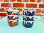 6 ramequins Villeroy & Boch Acapulco in metalen houder, Ophalen of Verzenden