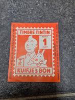 Hergé Kuifje Kuifjebon - Punt rood, Collections, Personnages de BD, Comme neuf, Tintin, Image, Affiche ou Autocollant, Enlèvement ou Envoi