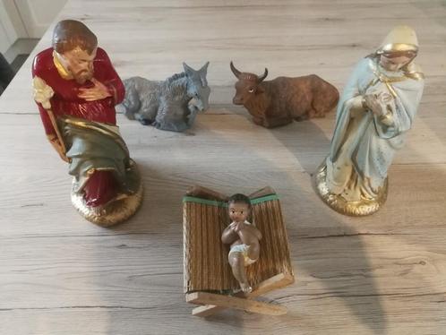 Kerstfiguren, Antiek en Kunst, Antiek | Religieuze voorwerpen, Ophalen of Verzenden