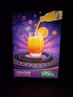 Looza colour your cocktail lichtreclame, Ophalen, Zo goed als nieuw, Reclamebord