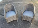 2 tuinstoelen wicker, Tuin en Terras, Ophalen, Wicker