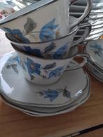 Sachets à café 12 pièces bleus rétro | La porselein Belgique, Antiquités & Art, Antiquités | Services (vaisselle) complet, Enlèvement ou Envoi