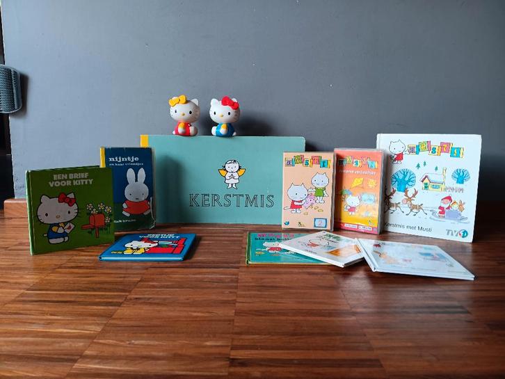 Set Musti, Hello Kitty, Dick Bruna, Boeken, Kinderboeken | Kleuters, Zo goed als nieuw, Fictie algemeen, Ophalen of Verzenden