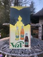 Groot blikken VAL Limonade reclamebord, Ophalen of Verzenden, Gebruikt, Reclamebord