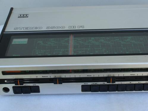 ITT Schaub-Lorenz 3500 Hifi (1973) vintage tuner-versterker., Audio, Tv en Foto, Versterkers en Ontvangers, Gebruikt, Stereo, Minder dan 60 watt