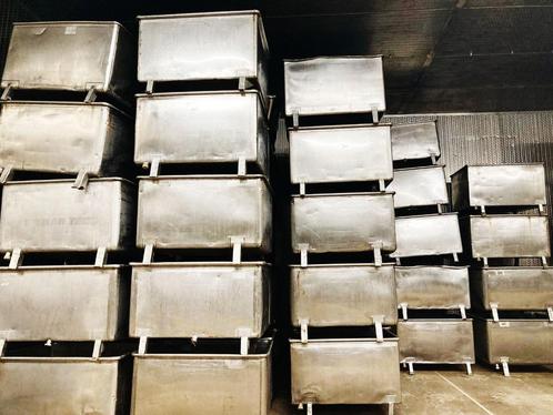 Stapelbare RVS container - inhoud: 800L, Zakelijke goederen, Horeca | Food, Vlees, Ophalen