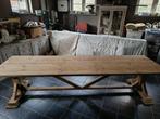 Mooie grote oude landelijke kloostertafel, Ophalen, Gebruikt, Landelijke
