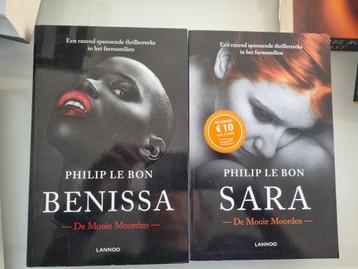 Philip Le Bon - lot van 2 boeken "De mooie moorden" beschikbaar voor biedingen