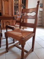 6 eiken stoelen, Enlèvement, Utilisé, Bois