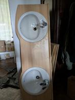 lavabo en kranen, Huis en Inrichting, Badkamer | Badkamermeubels, Ophalen, Zo goed als nieuw, Wasbak of Wastafel