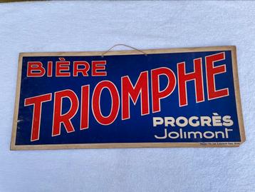 Publicité bière Triomphe Jolimont