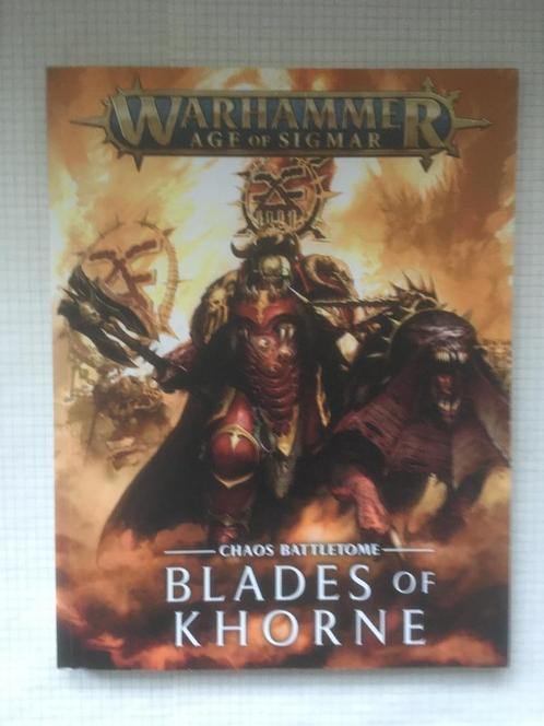 Chaos Battletome - Blades of Khorne pour Age of Sigmar, Hobby en Vrije tijd, Wargaming, Zo goed als nieuw, Warhammer, Boek of Catalogus