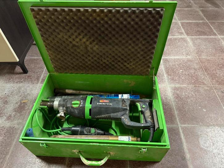 CAROTTEUSE EIBENSTOCK DIAMANT ETN 162/3 + 3 COURONNES 1/2, Doe-het-zelf en Bouw, Gereedschap | Overige machines, Gebruikt, Ophalen of Verzenden