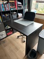 Ikea Kallax bureau zwart, Huis en Inrichting, Ophalen, Zo goed als nieuw, Bureau