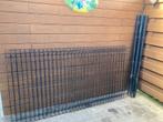 draadpanelen, palen, klemmen 10 m x 1.04 m (b x h) zwart, Tuin en Terras, Ophalen, Gebruikt, Minder dan 10 meter, Raster