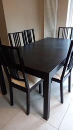 Tafel en 6 stoelen, Huis en Inrichting, Tafels | Eettafels, Ophalen, Gebruikt