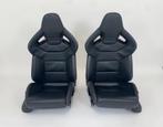 RECARO Autostoelen VW Golf 6 R Leder Zwart, Auto-onderdelen, Interieur en Bekleding, Ophalen of Verzenden, Gebruikt