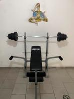 Halterbank zoals het is, Sport en Fitness, Fitnessmaterialen, Ophalen, Zo goed als nieuw