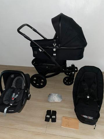 Joolz Geo 2 Black/brilliant kinderwagen 3-in-1 complete Set