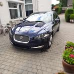 Jaguar XF Sportbrake 2.2d blauw creme leder!!, Auto's, Automaat, Euro 5, Achterwielaandrijving, Beige