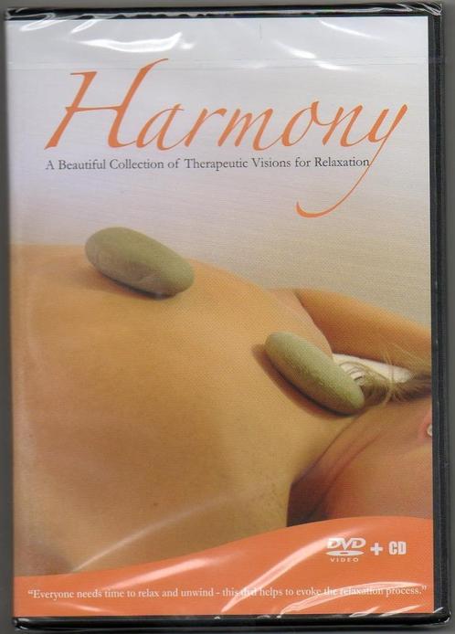 RELAX EN ONTSTRESS HARMONY DVD EN CD in één box NIEUW, Cd's en Dvd's, Dvd's | Documentaire en Educatief, Nieuw in verpakking, Overige typen