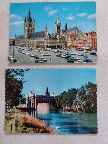2 oudere postkaarten van Ieper