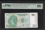 Billet Banque 20 Francs Congo PMG 66 Except Paper Quality, Autres pays