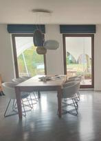 Tafel, Huis en Inrichting, Ophalen, 100 tot 150 cm, Teakhout, 200 cm of meer