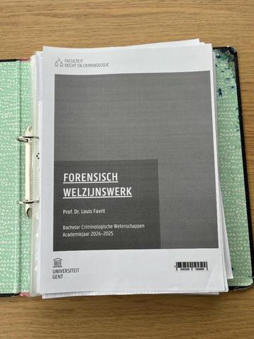 Forensisch welzijnswerk  beschikbaar voor biedingen