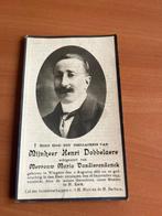Rouwkaart H.Dobbelaere  Wingene 1886 + 1943, Collections, Images pieuses & Faire-part, Carte de condoléances, Envoi