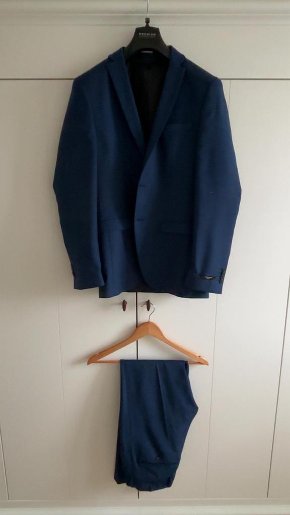 Kostuum - Jack&Jones, Kleding | Heren, Kostuums en vesten, Nieuw, Maat 46 (S) of kleiner, Blauw, Verzenden