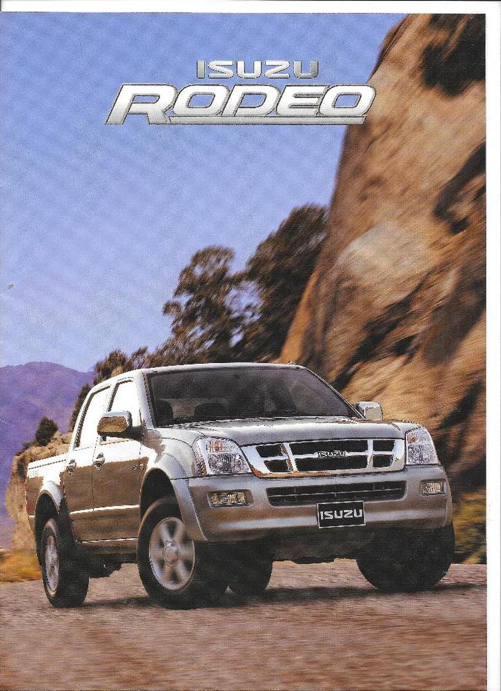 ISUZU RODEO,  3 folders, Boeken, Auto's | Folders en Tijdschriften, Zo goed als nieuw, Overige merken, Ophalen of Verzenden