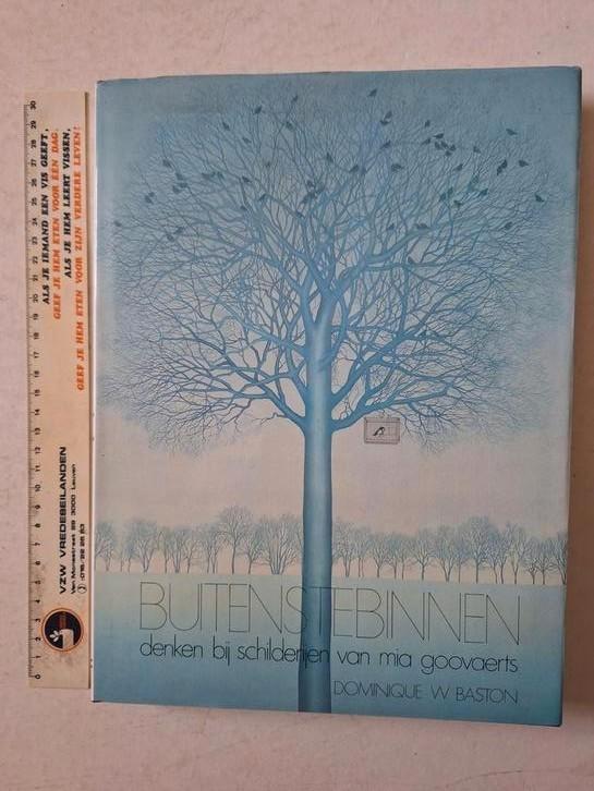 Kunstboek Denken bij schilderijen van Mia Goovaerts 1986, Boeken, Kunst en Cultuur | Beeldend, Zo goed als nieuw, Ophalen of Verzenden